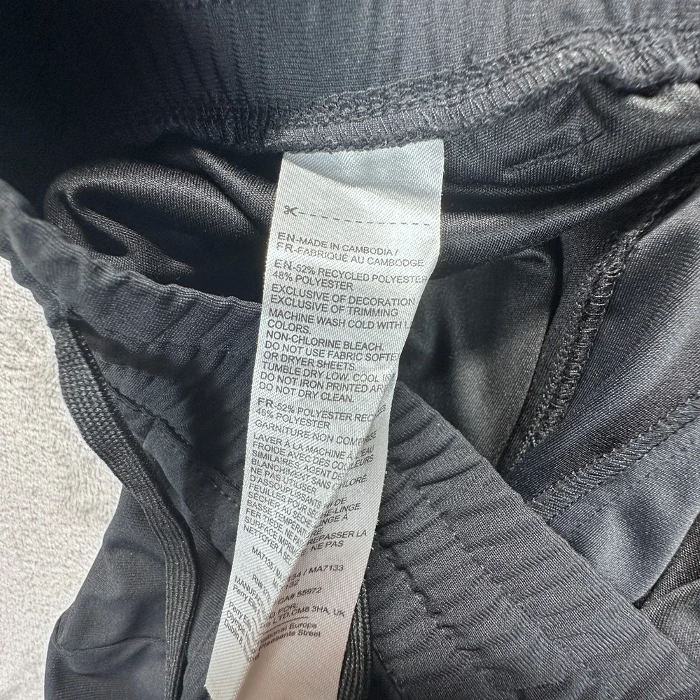 Penguin Sport Jogger Pants Mens Size Medium Black Tapered Leg Running Trail